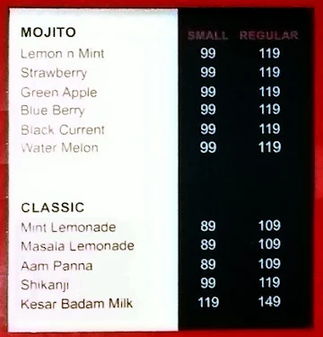 Square menu 