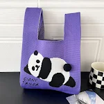 Panda Purple Oversized