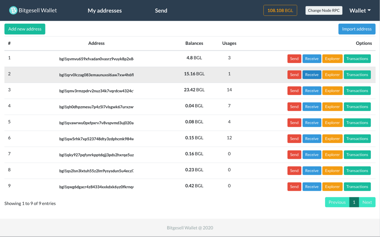 Bitgesell Wallet Preview image 2