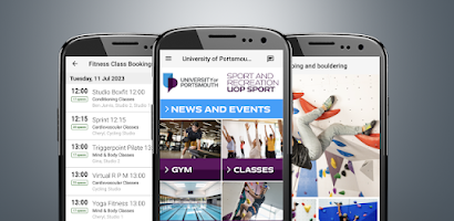 University of Portsmouth Sport Screenshot