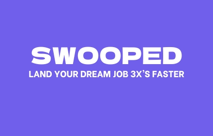 Swooped - Job Search Tracker, Resume Optimization, and AI Cover Letters small promo image