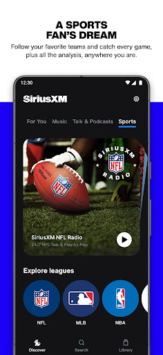 Screenshot SiriusXM: Music, Sports & News