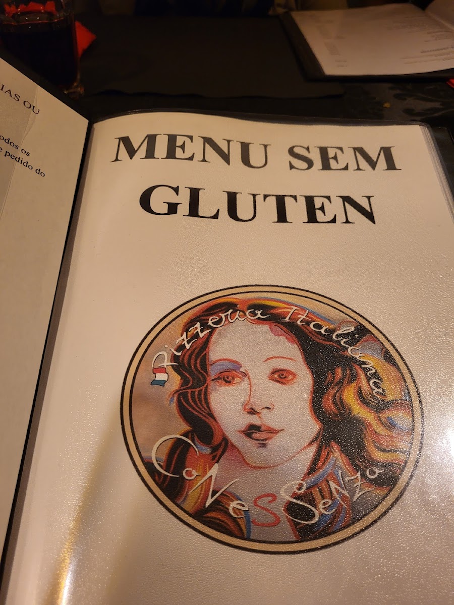 An entiry gluten free menu!