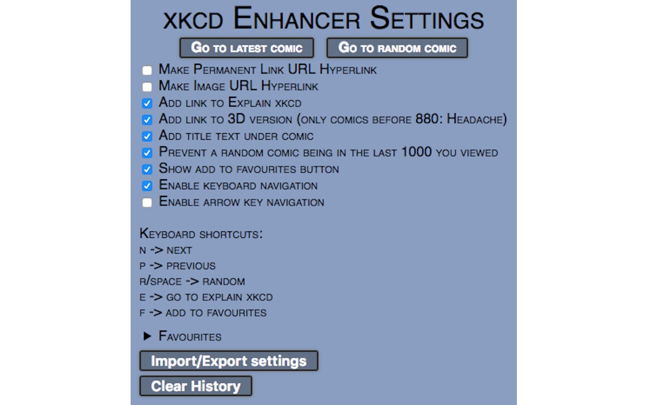 xkcd Enhancer Preview image 4