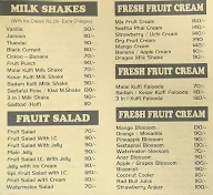 Krishna Corner menu 3