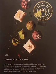 Arq Mithai menu 1