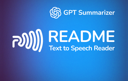 Readme - Text To Speech (TTS) small promo image