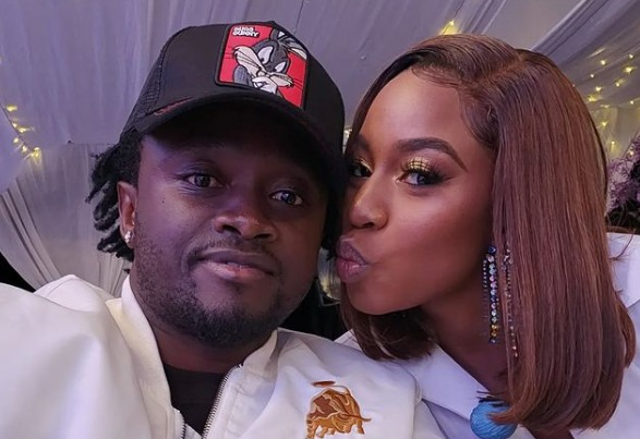 diana marua kisses husband bahati