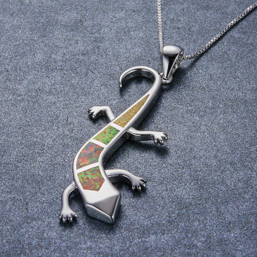 Title 4, Opal Lizard Pendant