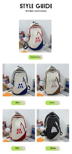 Title 1, Womens Backpack with Contrast Color, Large Cap...