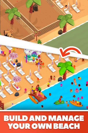 Idle Beach Tycoon : Cash Manager Simulator 1.0.4 screenshots 1