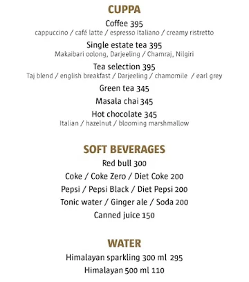 La Patisserie - Taj City Centre Gurugram menu 