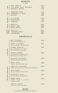 Tien B&B And Bistro menu 1