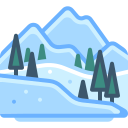 Majestic Snow-Capped Mountain Peaks