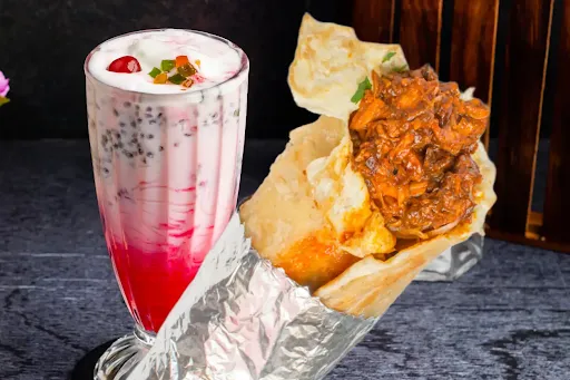 Chicken Frankie With Royal Falooda