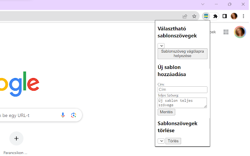 Sablonszövegek PRO