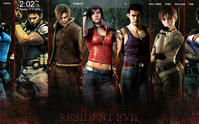 Resident Evil 4 Game Wallpapers Theme New Tab