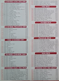 New Sunrise Restaurant menu 4