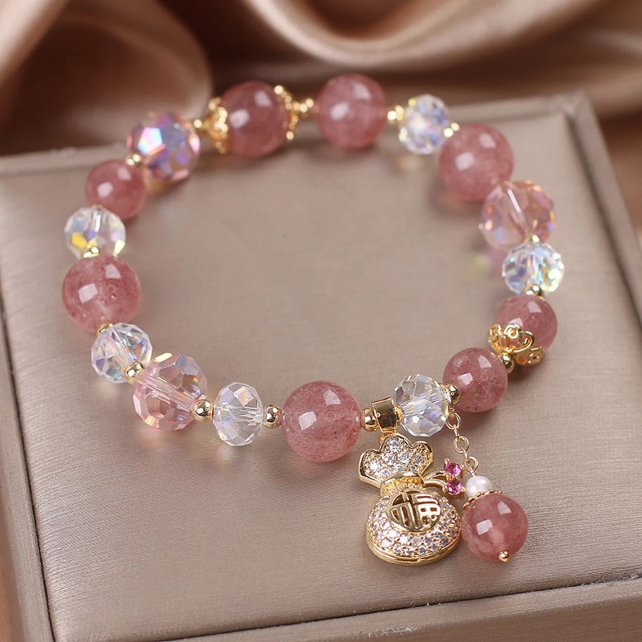 Title 3, Sac à main diamant pour femmes et bracelet en q...