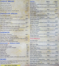 Oye Pizza menu 1