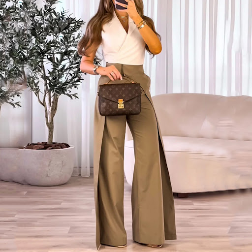 Title 1, Womens Home Slim-fit Simple Sleeve