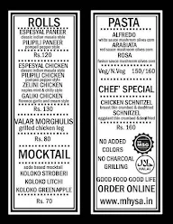 Mhysa menu 1