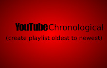 YouTube Chronological Order small promo image