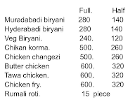 A One Chicken Biryani menu 1