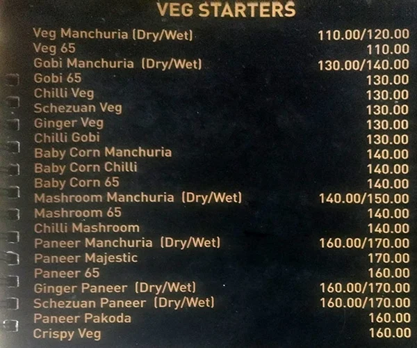 Biryani R Kebabs menu 