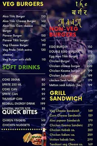 The Burger Adda menu 1