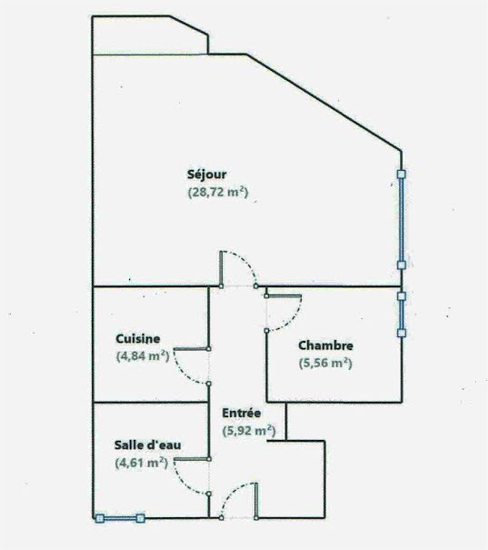 Vente appartement 2 pièces 50 m² à Paris 16ème (75016), 515 000 €