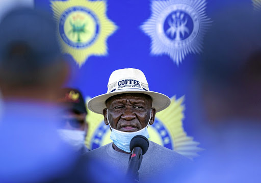 Police minister Bheki Cele