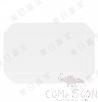 13" Rectangular Plate, White, Mf, 330*212*11mm product image