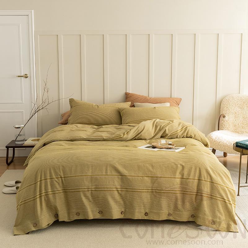 Bed Linens, Cotton, 4 Piece Set(for W200 cm Bed)