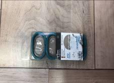 Shower Curtain Ring-Dark Green, PS, 6*19* 2 cm