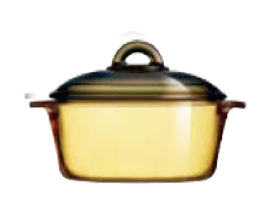 Arc Series Amber Glass Pot 1.5L product image
