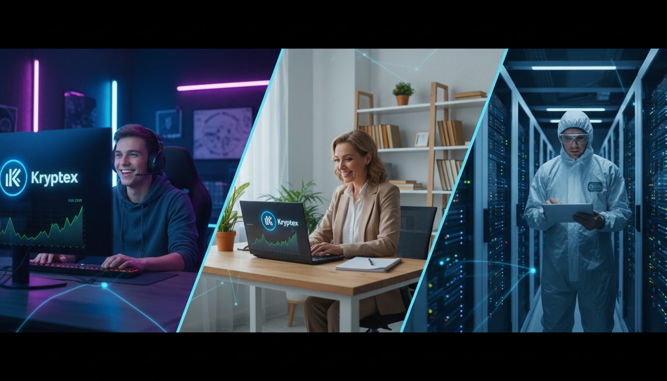A global community of miners using Kryptex to earn money