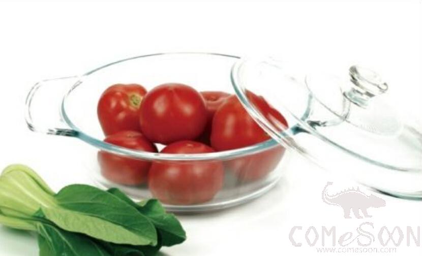 1.7L Round Tempered Glass Pot