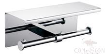 Tissue Holder with Shelf (Double), SUS304, 250*100*100mm