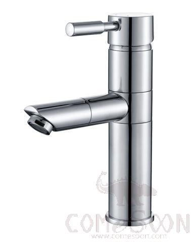 Hot and cold all-copper faucet-brass