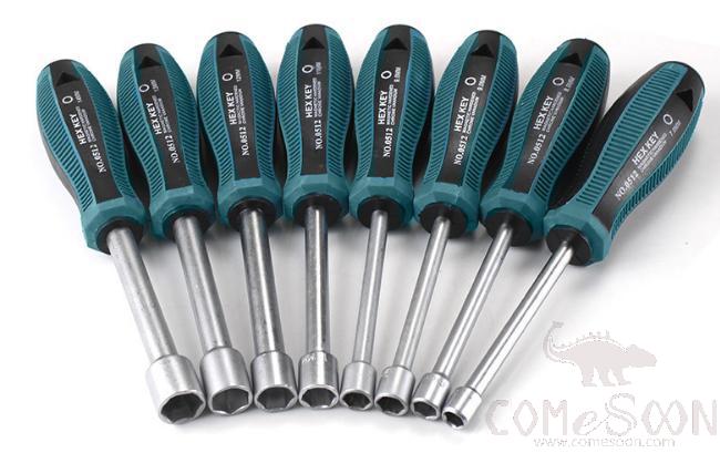 Hexagon Socket Screwdriver Set - Metric - 7pcs