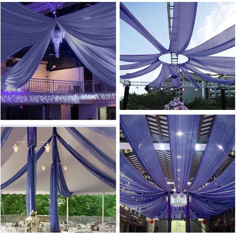 Gauze, Chiffon, Navy Blue, W150*L600cm