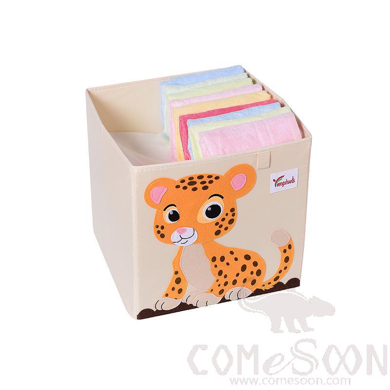 Linen Storage Basket-33*33*33cm, Waterproof Coating Canvas Linen+ Mdf Insert