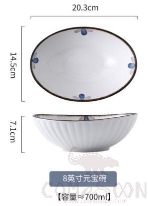 Yueyu Series 8" Dollar Bowl product image
