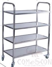 Four-Layer Hotpot Cart Large, Ss201, L62.6*W30.5*H81cm  Four Layers