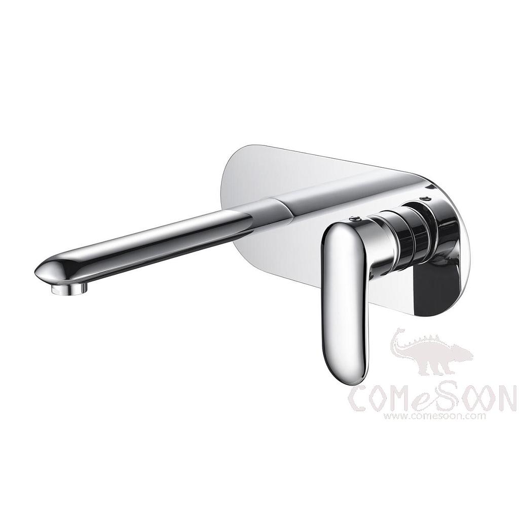 Concealed Basin Mixer, Brass Body, Ceramic Cartridge, 304 Stainless Steel Board