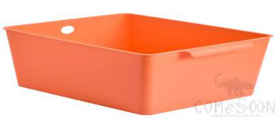 Storage Tray Orange-L30.5*W20*H12 cm, PP