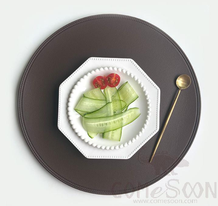 Pu Placemat-D38 cm, Table Mat