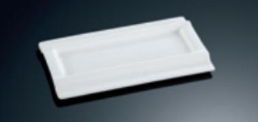Double Line White Tableware Yyline Series- Towel Dish 6" product image