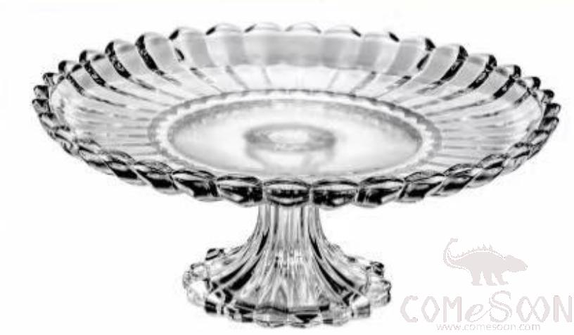 Blinkmax 29.5cm Lotus High Fruit Plate